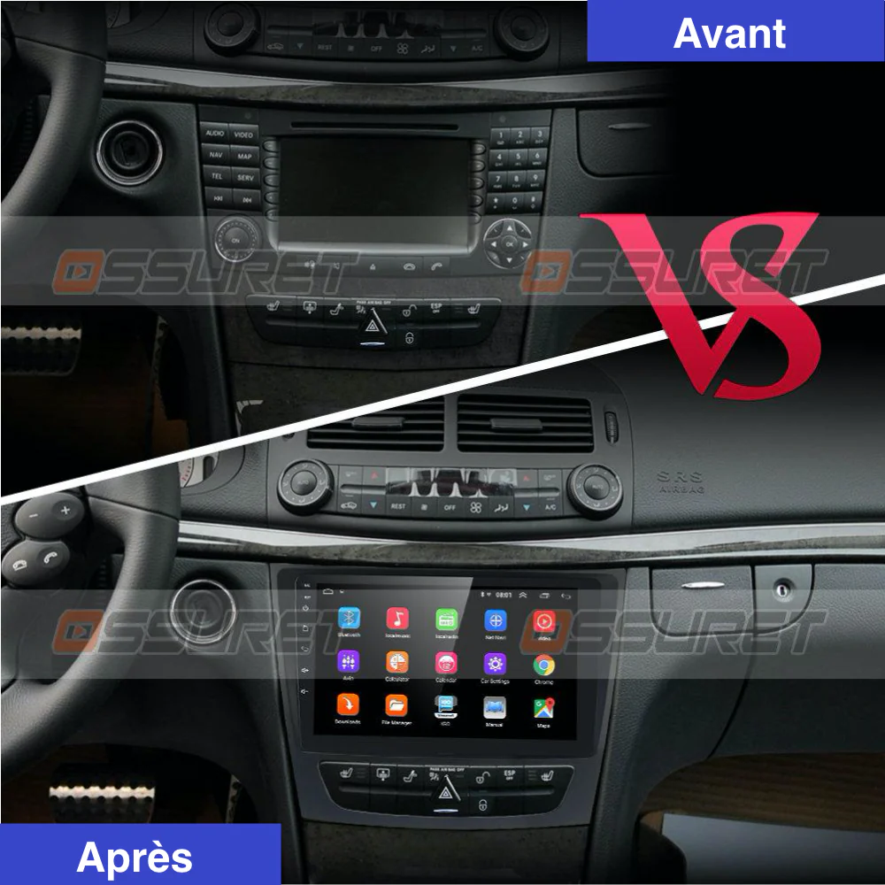 Autoradio Android 10.0 GPS Classe E280 – Image 4