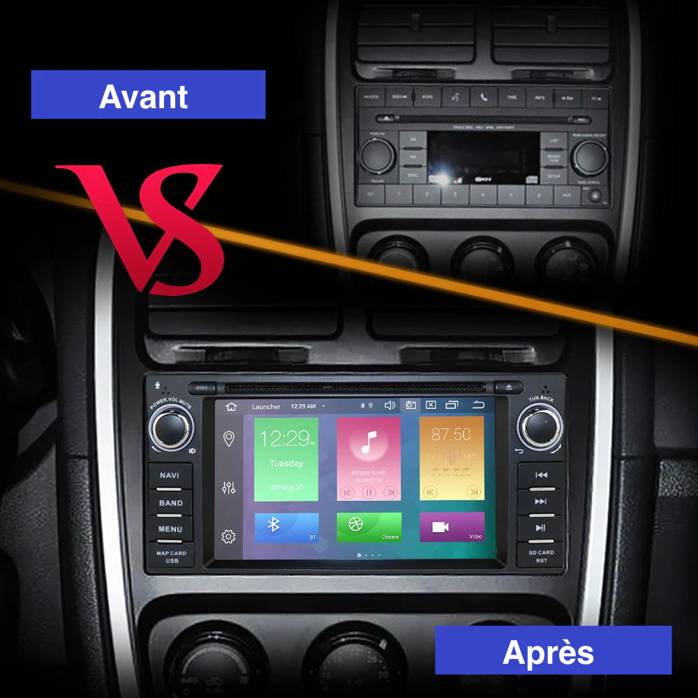 Autoradio Android 10.0 GPS RAM 1500 2009 à 2011 – Image 6