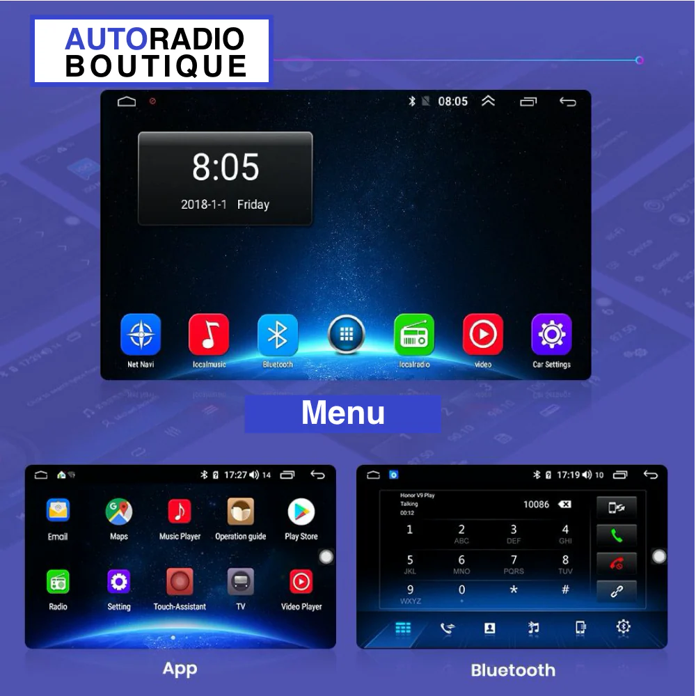 Autoradio GPS Android 10.0 RIO 3 (2011-2016) – Image 5
